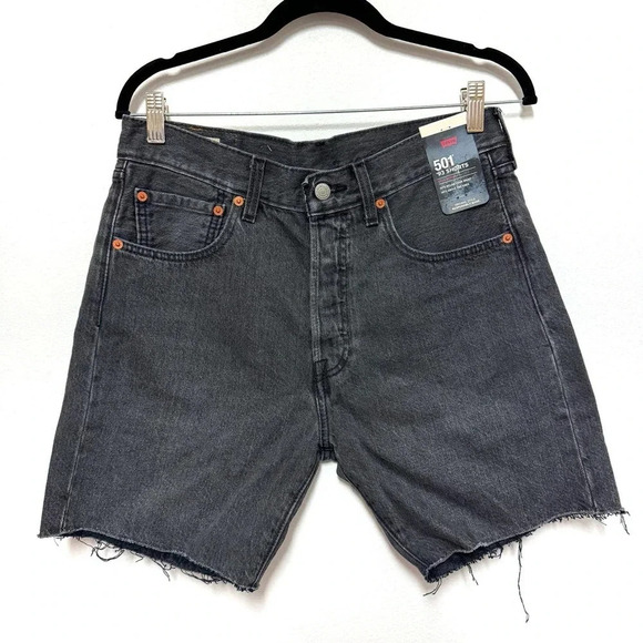 NWT Levi’s 501 ‘93 Premium Denim Shorts - Vintage Inspired Cut-Off Jean Shorts - Picture 3 of 7